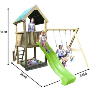 BnB Wood Aires De Jeux<Aire De Jeux Riverside Avec Tour Et Portique