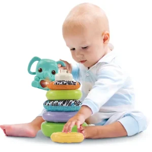 VTech Jouets À Emboîter, À Empiler<Anneaux A Empiler - Nino, Elephanteau Empilo 3 En 1