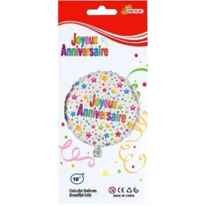 Kim Play Anniversaire<Ballon Joyeux Anniversaire 45 Cm