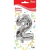 Kim Play Anniversaire<Ballon Metal Chiffre 2