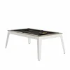 Rene Pierre Billards<Billard Steel Oslo Blanc Avec Plateau