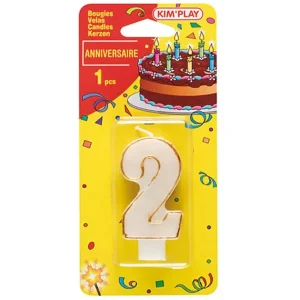 Kim Play Anniversaire<Bougie Chiffre 2