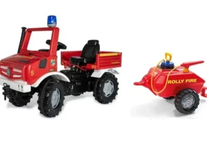 Rolly Toys Tracteurs À Pédales<Camion A Pedales Unimog Pompiers Avec Citerne