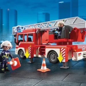 Playmobil Playmobil<9463 - Camion Pompiers Echelle Pivotante City Action