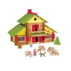 Jeujura Planchettes Et Construction En Bois<Chalet En Bois 240 Pieces Avec 3 Personnages