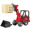Bruder Véhicules De Chantier Et Tracteurs<Chargeur Compact Avec Pince Et Balle De Paille