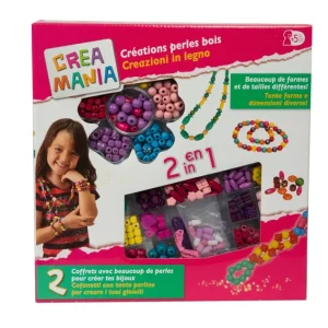Creamania Perles<Coffret Bijoux Perles Bois 2 En 1