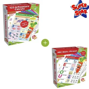 Zig Zag Educatif Premiers Apprentissages<2 Coffrets Éducatifs - Abc Mots Et 123 Premiers Calculs