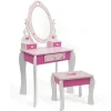 Miss Fashion Faire Comme Les Grands<Coiffeuse En Bois Avec Miroir Led