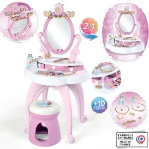 Smoby Faire Comme Les Grands<Coiffeuse Sur Pieds 2 En 1 Disney Princess