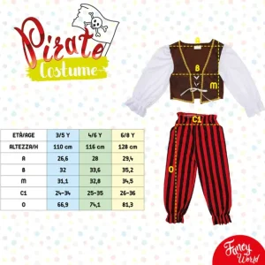 Fancy World Déguisements<Deguisement De Pirate 6/8 Ans