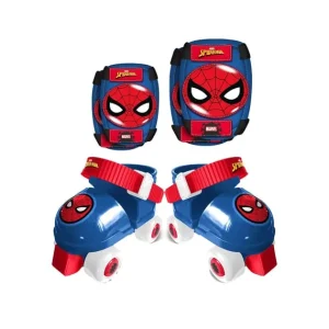 STAMP Skates Rollers Et Patins<Disney Spider-Man - Patins Et Set De Protections - Taille 23 A 27