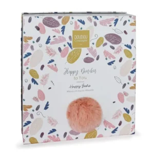Doudou Et Compagnie Doudous<Doudou Happy Boho Lapin Corail