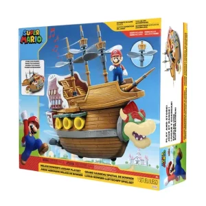 Jakks Pacific Figurines<Ensemble Mario Et Bateau Volant De Bowser