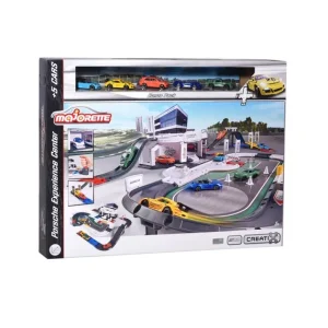 Majorette Garages Et Circuits<Garage Porsche Experience Circuit Et 5 Véhicules