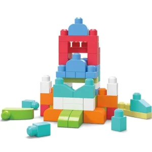 Mega Bloks 1Er Age<Grand Sac De Construction 60 Briques - Rose