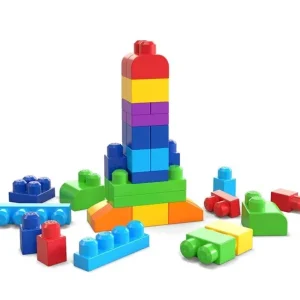Mega Bloks 1Er Age<Grand Sac De Construction 60 Briques - Bleu