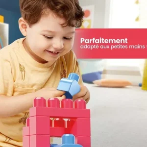 Mega Bloks 1Er Age<Grand Sac De Construction 60 Briques - Rose