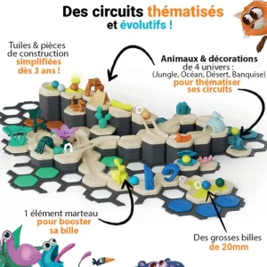 Ravensburger Constructions Magnétiques, Billes<Gravitrax Junior Starter Set My Planet - 4 Themes