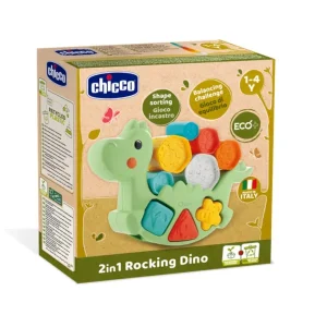 Chicco Jouets À Emboîter, À Empiler<Jeu D'éveil - Lino Le Dino 3 En 1 - Ecologique