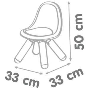 Smoby Décoration De La Chambre<Kid Chaise Grise