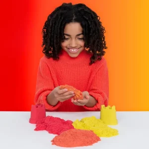 Spin Master Mosaïque, Sable Et Paillettes<Kinetic Sand - Coffret Arc-En-Ciel - Sable Magique A Modeler
