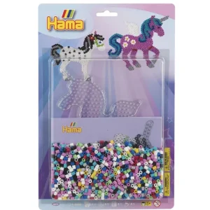 Hama Perles<Kit Perles A Repasser Grand Modele Licorne