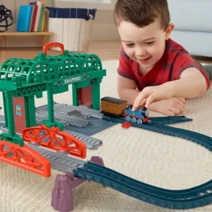 Fisher Price Trains Et Circuits<La Grande Gare De Knapford - Thomas Et Ses Amis