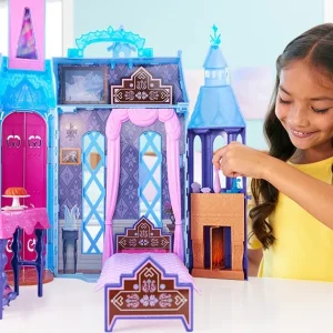 Mattel Maisons De Poupee<Le Chateau D'Arendelle Et Sa Poupee Elsa - La Reine Des Neiges
