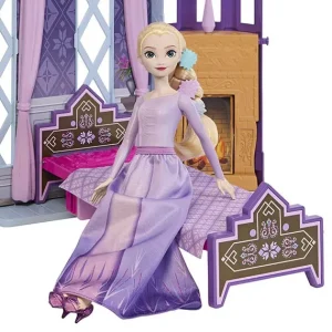 Mattel Maisons De Poupee<Le Chateau D'Arendelle Et Sa Poupee Elsa - La Reine Des Neiges