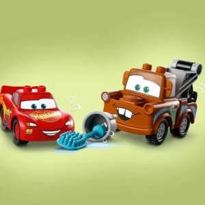 LEGO Jouets À Emboîter, À Empiler<10996 - ® Duplo - La Station De Lavage Avec Flash Mcqueen Et Martin