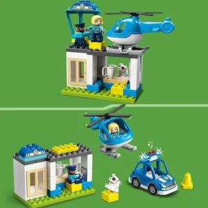 LEGO 1Er Age<10959 - ® Duplo - Le Commissariat Et L'Helicoptere De La Police