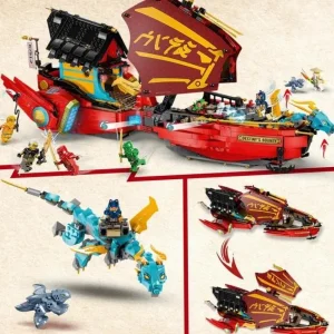 LEGO Lego, Briques Et Blocs<71797 - ® Ninjago - Le Qg Des Ninjas - La Course Contre La Montre