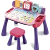 VTech Tableaux, Ardoises<Magi Bureau Interactif 4 En 1 Rose