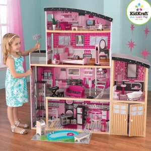 KidKraft Maisons De Poupee<Maison De Poupées Villa Sparkle
