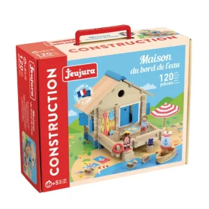 Jeujura Planchettes Et Construction En Bois<Maison Du Bord De L'Eau En Bois 120 Pieces