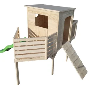 LG Distribution Cabanes Et Maisonnettes<Maison En Bois Bateau Avec Toboggan