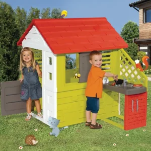 Smoby Cabanes Et Maisonnettes<Maison Nature Et Cuisine D'Ete