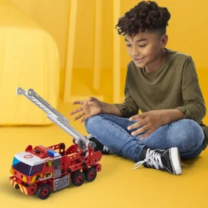 Meccano Meccano, Engrenages< Junior - Camion De Pompiers