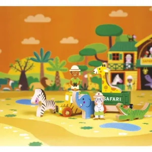 Janod Mondes Imaginaires<Mini Story - Figurines Safari En Bois