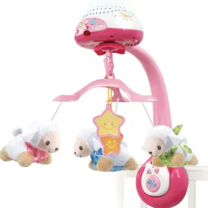 VTech Mobiles<Mobile - Lumi'Mobile Compte-Moutons Rose