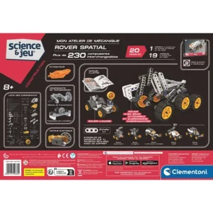 Clementoni Meccano, Engrenages<Mon Atelier De Mecanique - Rover Nasa Motorise