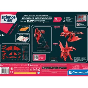 Clementoni Meccano, Engrenages<Mon Atelier Mecanique - Dragons Legendaires