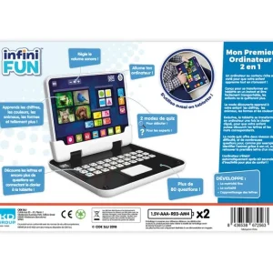 Infinifun Ordinateurs Et Jeux Interactifs<Mon Premier Ordinateur 2 En 1