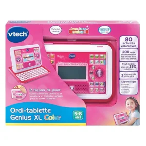 VTech Ordinateurs Et Jeux Interactifs<Ordinateur Tablette Genius Xl Color Rose