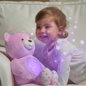 Chicco Veilleuses<Ourson Projecteur Baby Bear Rose