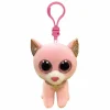 TY Peluches Porte-clés<Peluche Beanie Boo'S Porte-clés Fiona Le Chat