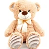 Ami Plush Ours En Peluche<Peluche Ours Assis Avec Noeud 35 Cm