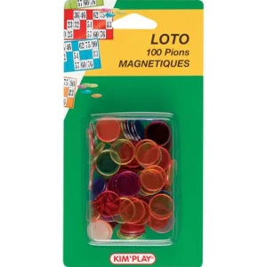 Kim Play Jeux De Plateau<100 Pions De Loto Magnetique