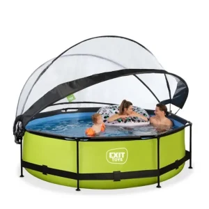 Exit Toys Bouées Jeux Gonflables Et Piscines<Piscine Lime 300 X 76 Avec Pompe Filtrante Et Dome
